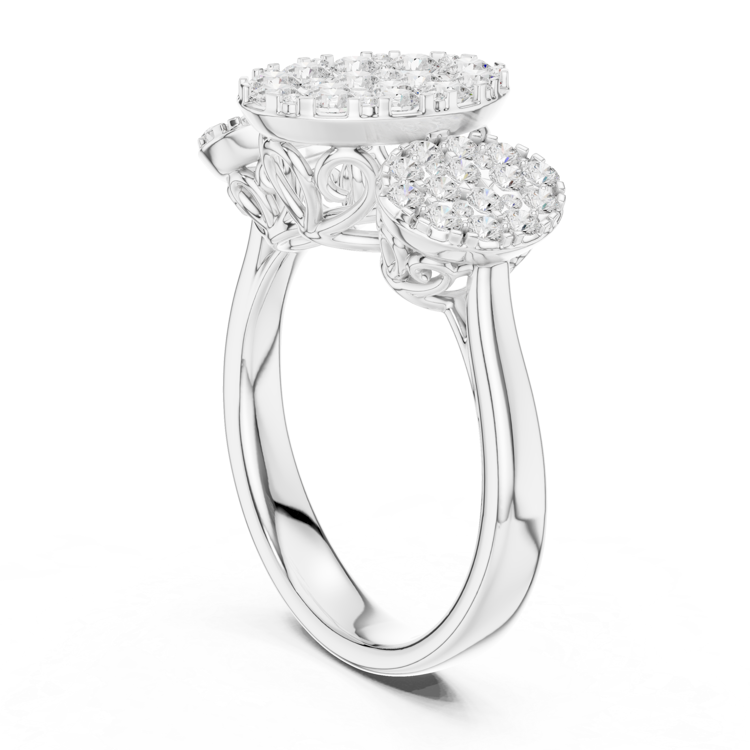 Crimson Whisper Lab Grown Diamond Ring
