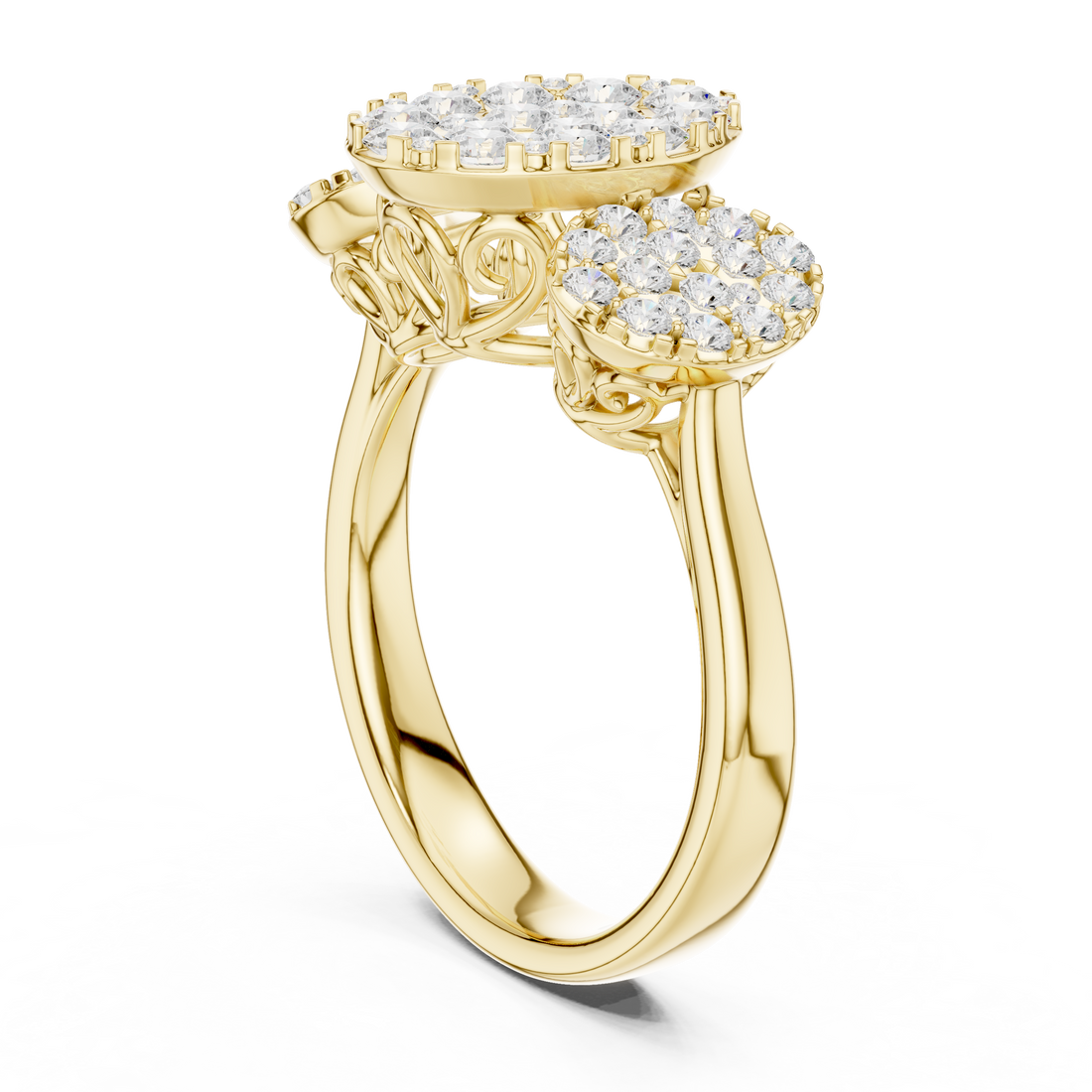 Crimson Whisper Lab Grown Diamond Ring
