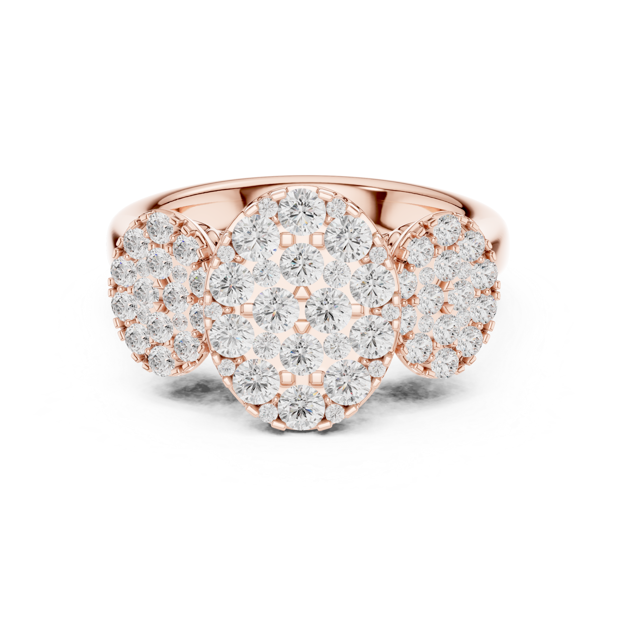 Crimson Whisper Lab Grown Diamond Ring