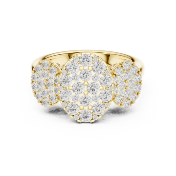 Crimson Whisper Lab Grown Diamond Ring