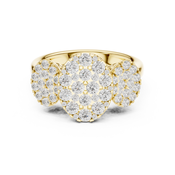 Crimson Whisper Lab Grown Diamond Ring