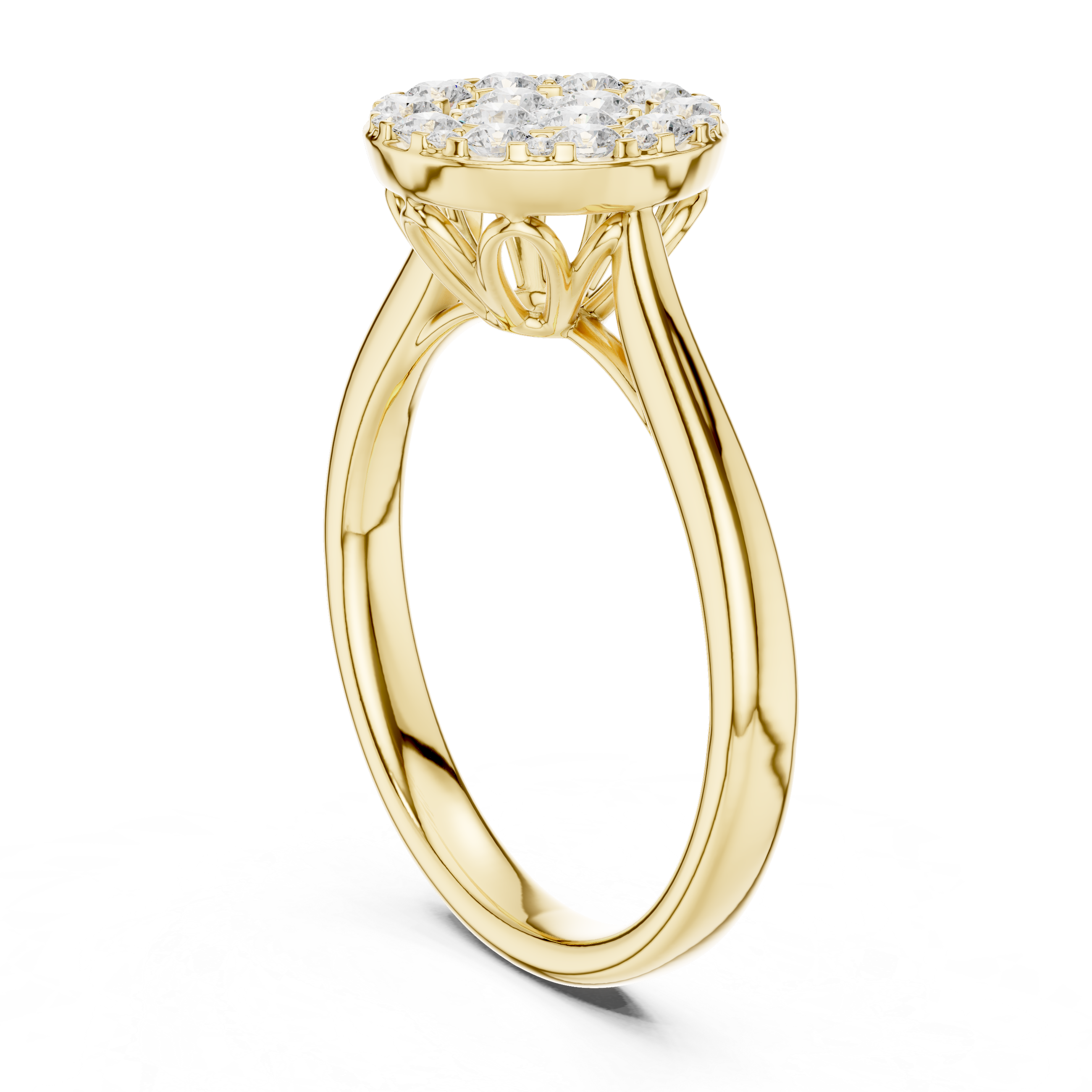Lemon Blossom Lab Grown Diamond Ring