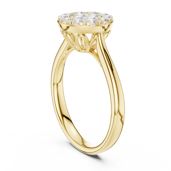 Lemon Blossom Lab Grown Diamond Ring