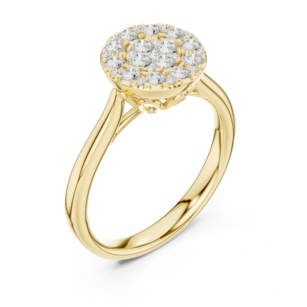 Lemon Blossom Lab Grown Diamond Ring