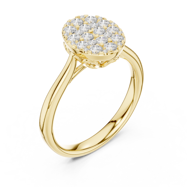 Topaz Haven Lab Grown Diamond Ring