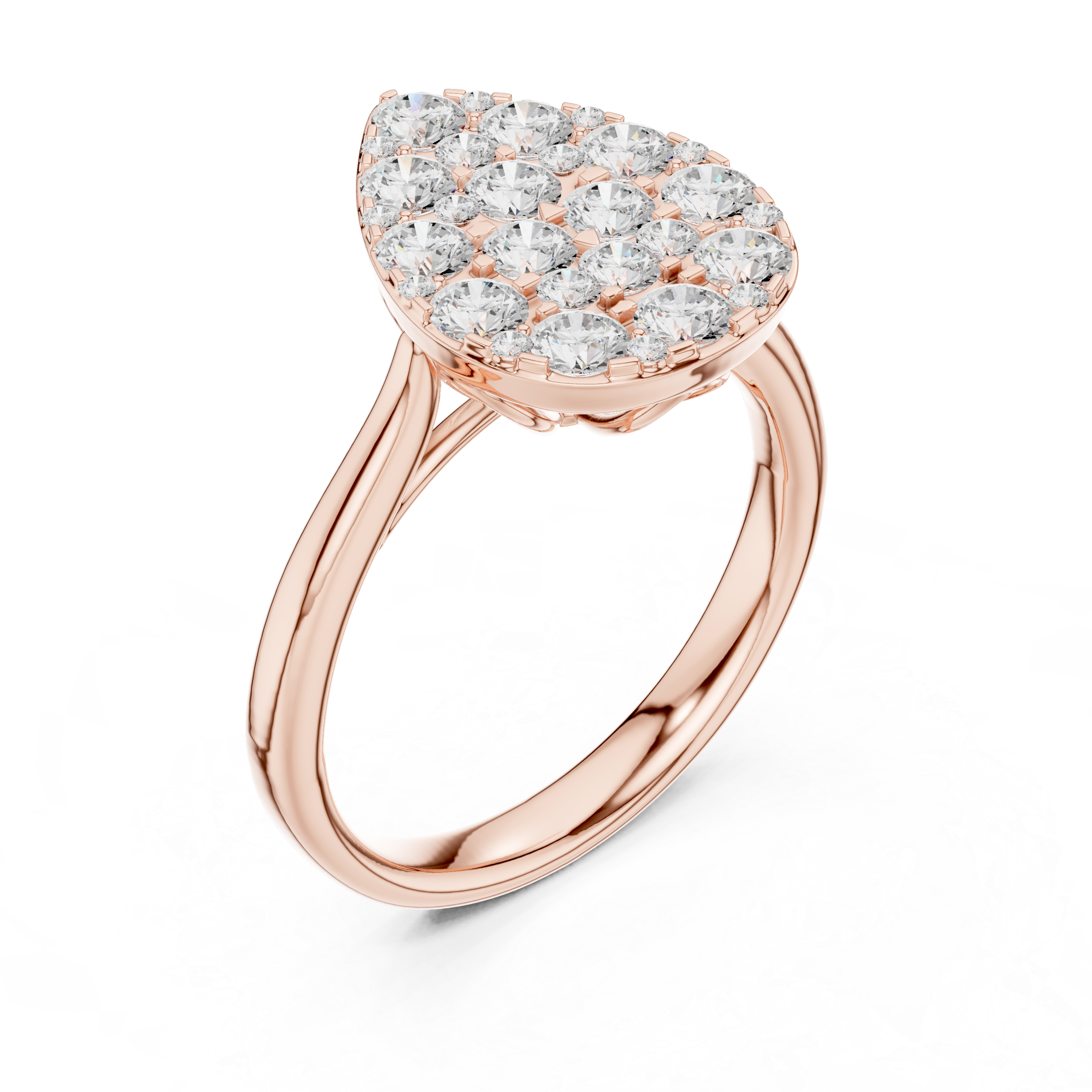 Rainbow Crest Lab Grown Diamond Ring