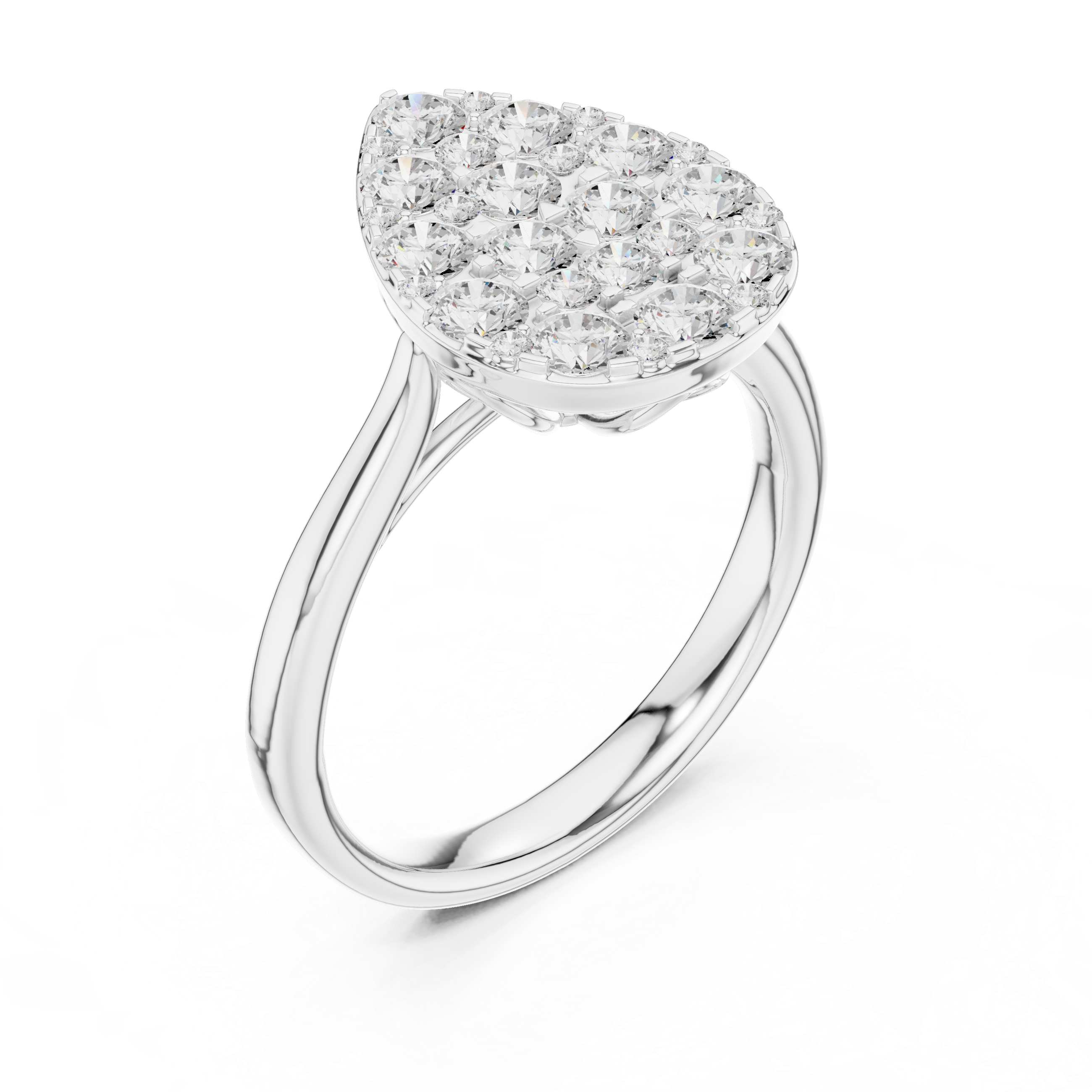 Rainbow Crest Lab Grown Diamond Ring