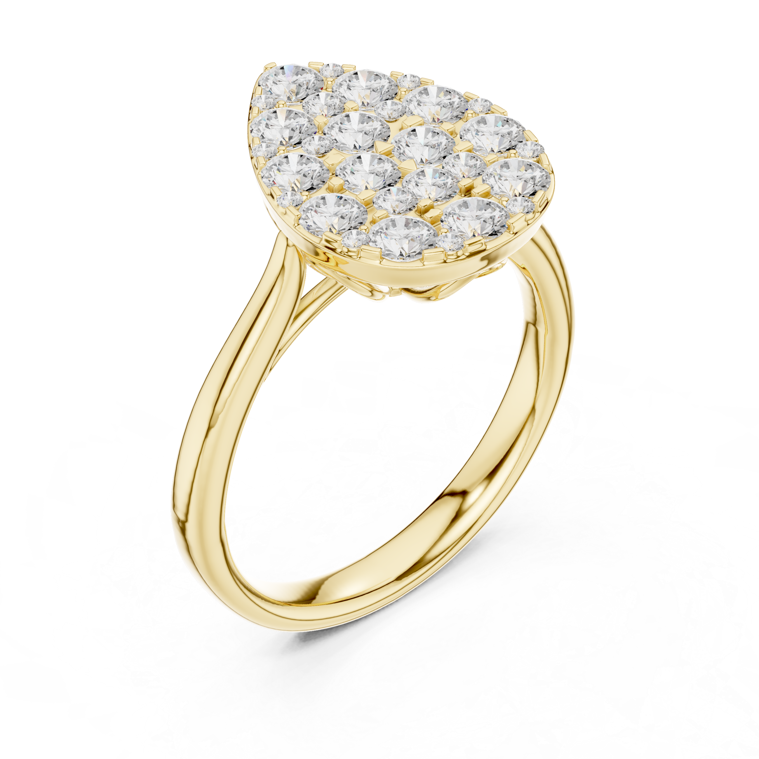 Rainbow Crest Lab Grown Diamond Ring