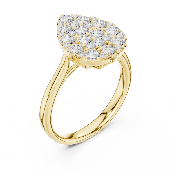 Rainbow Crest Lab Grown Diamond Ring
