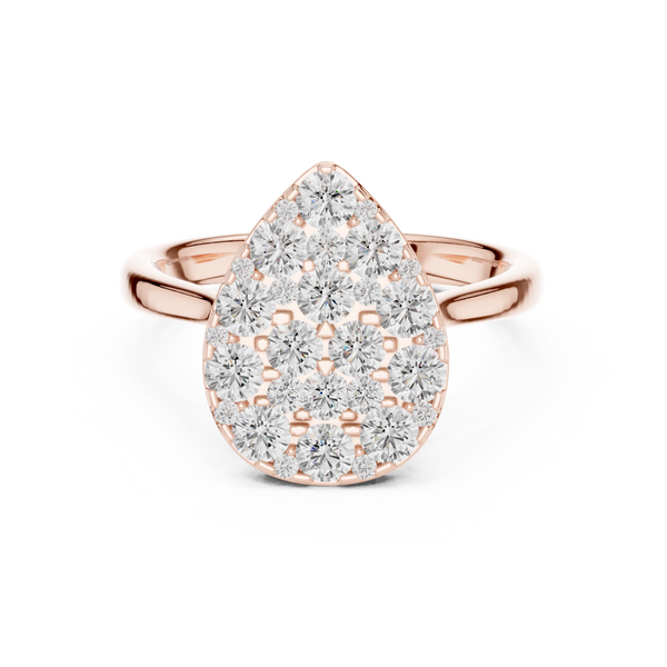 Rainbow Crest Lab Grown Diamond Ring