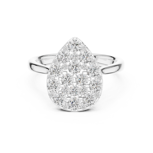 Rainbow Crest Lab Grown Diamond Ring