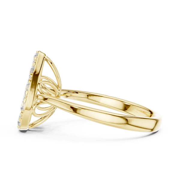 Rainbow Crest Lab Grown Diamond Ring