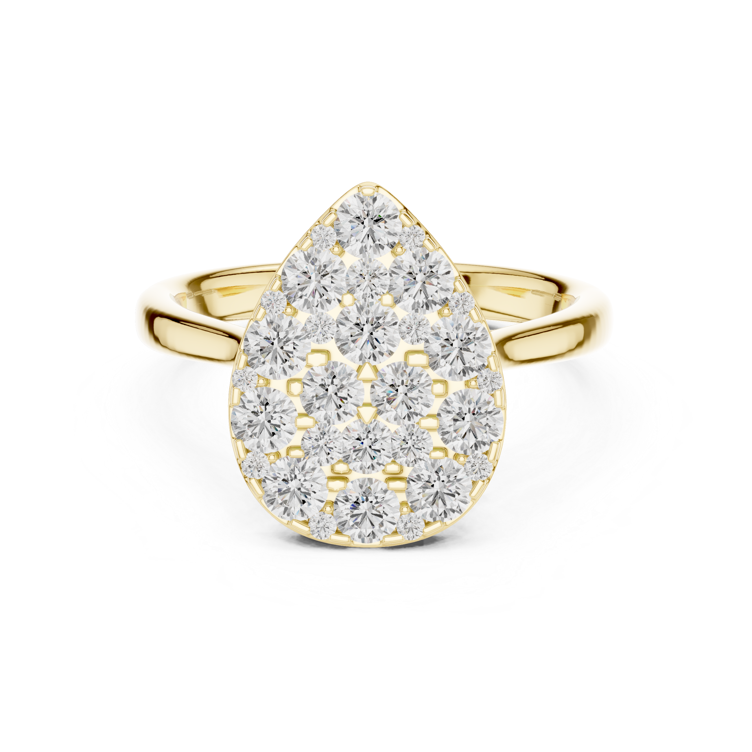 Rainbow Crest Lab Grown Diamond Ring