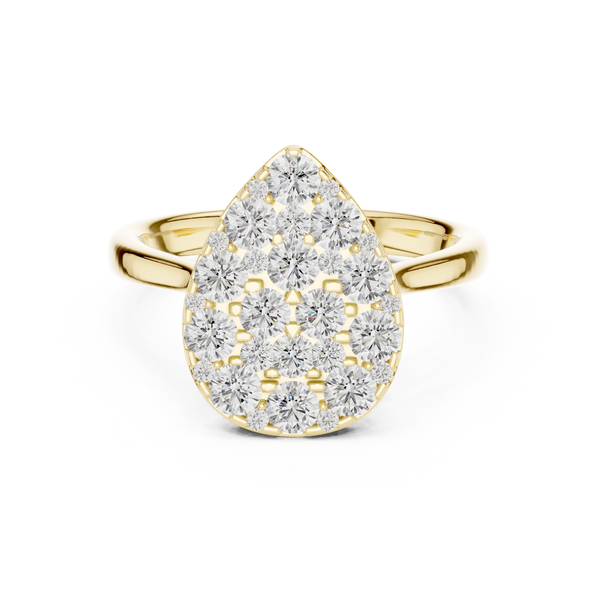 Rainbow Crest Lab Grown Diamond Ring