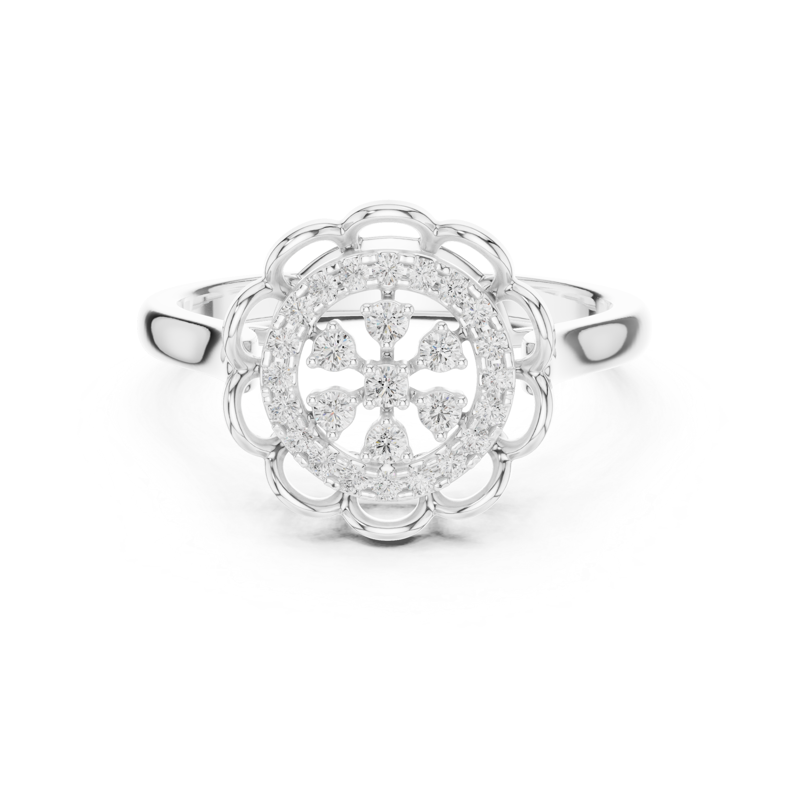 Mocha Elegance Lab Grown Diamond Ring