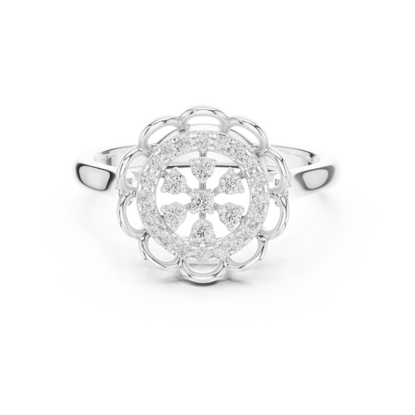 Mocha Elegance Lab Grown Diamond Ring