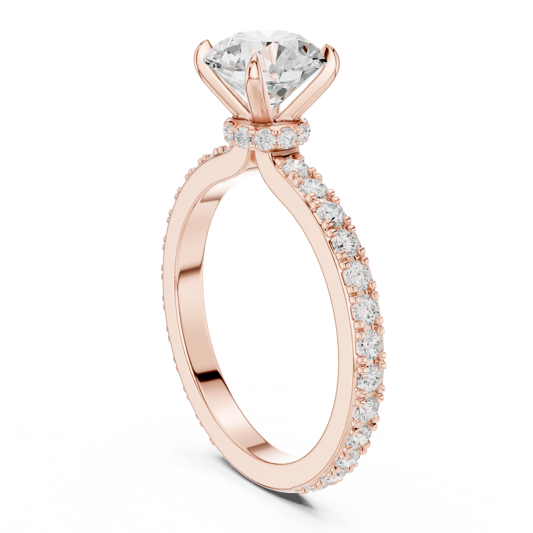 Twilight Pearl Lab Grown Diamond Ring