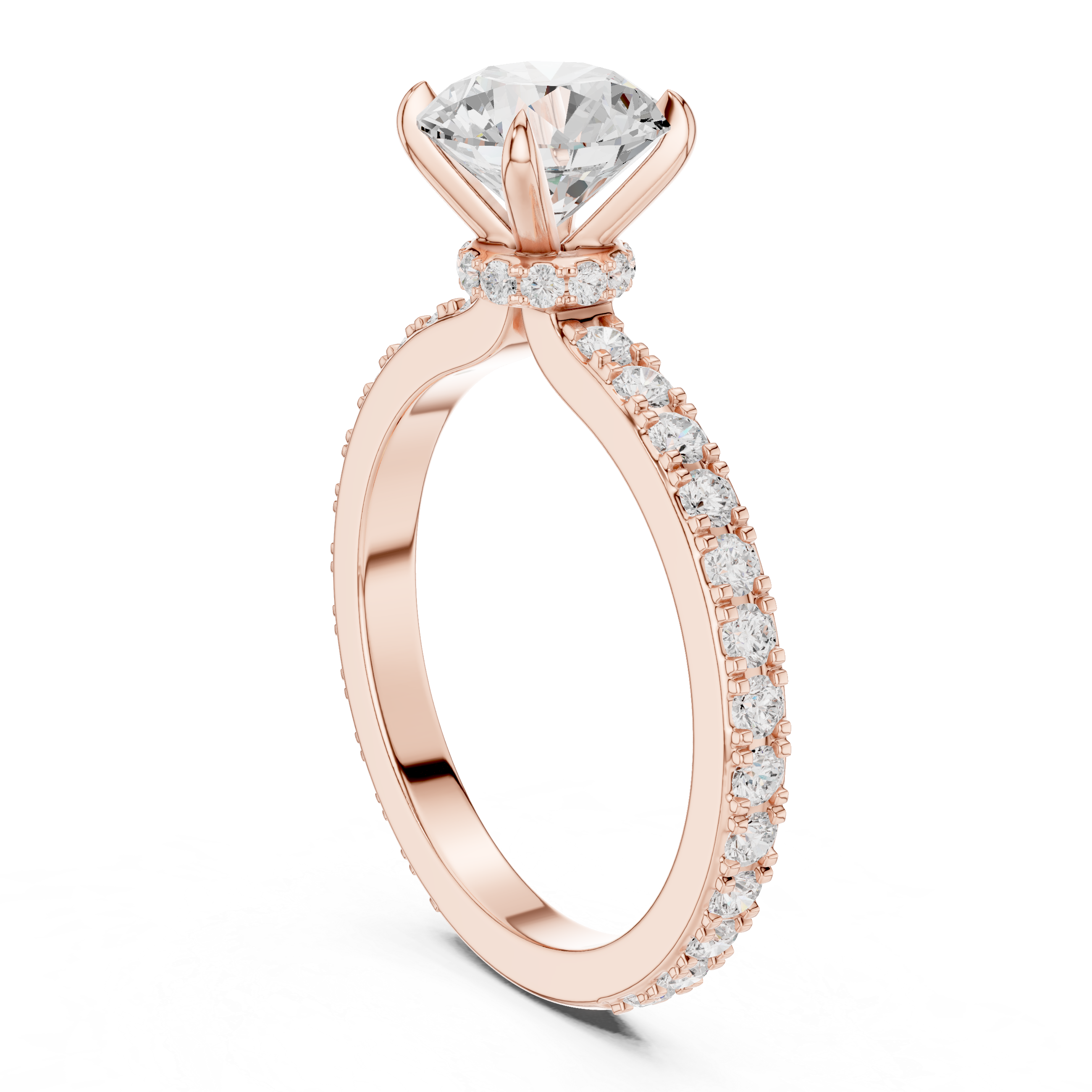 Twilight Pearl Lab Grown Diamond Ring
