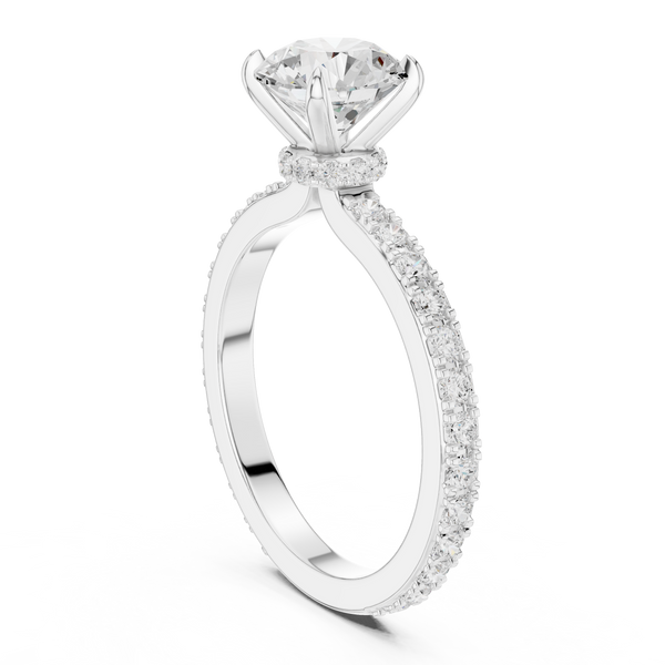 Twilight Pearl Lab Grown Diamond Ring