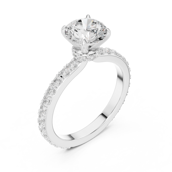 Twilight Pearl Lab Grown Diamond Ring