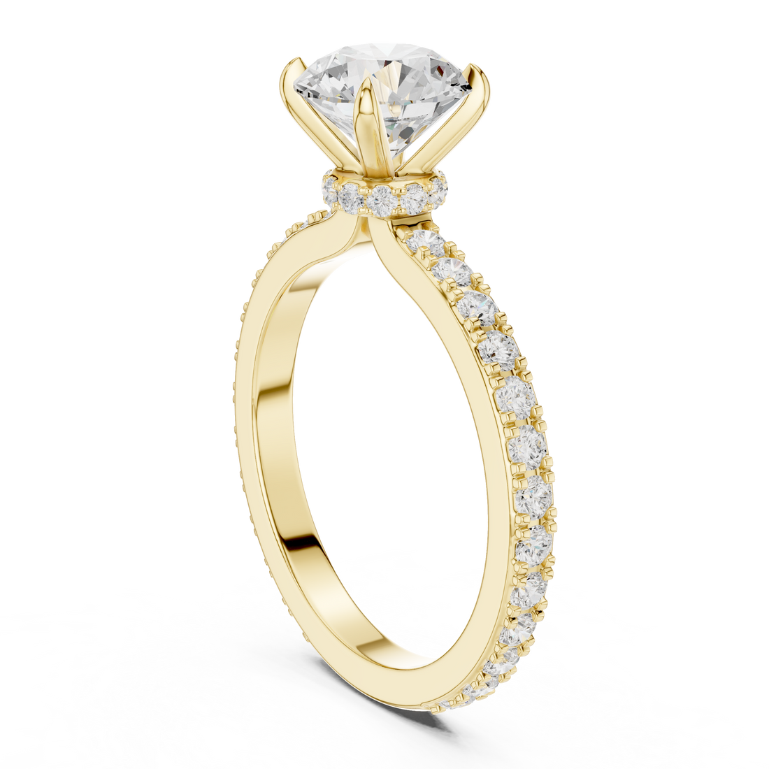 Twilight Pearl Lab Grown Diamond Ring