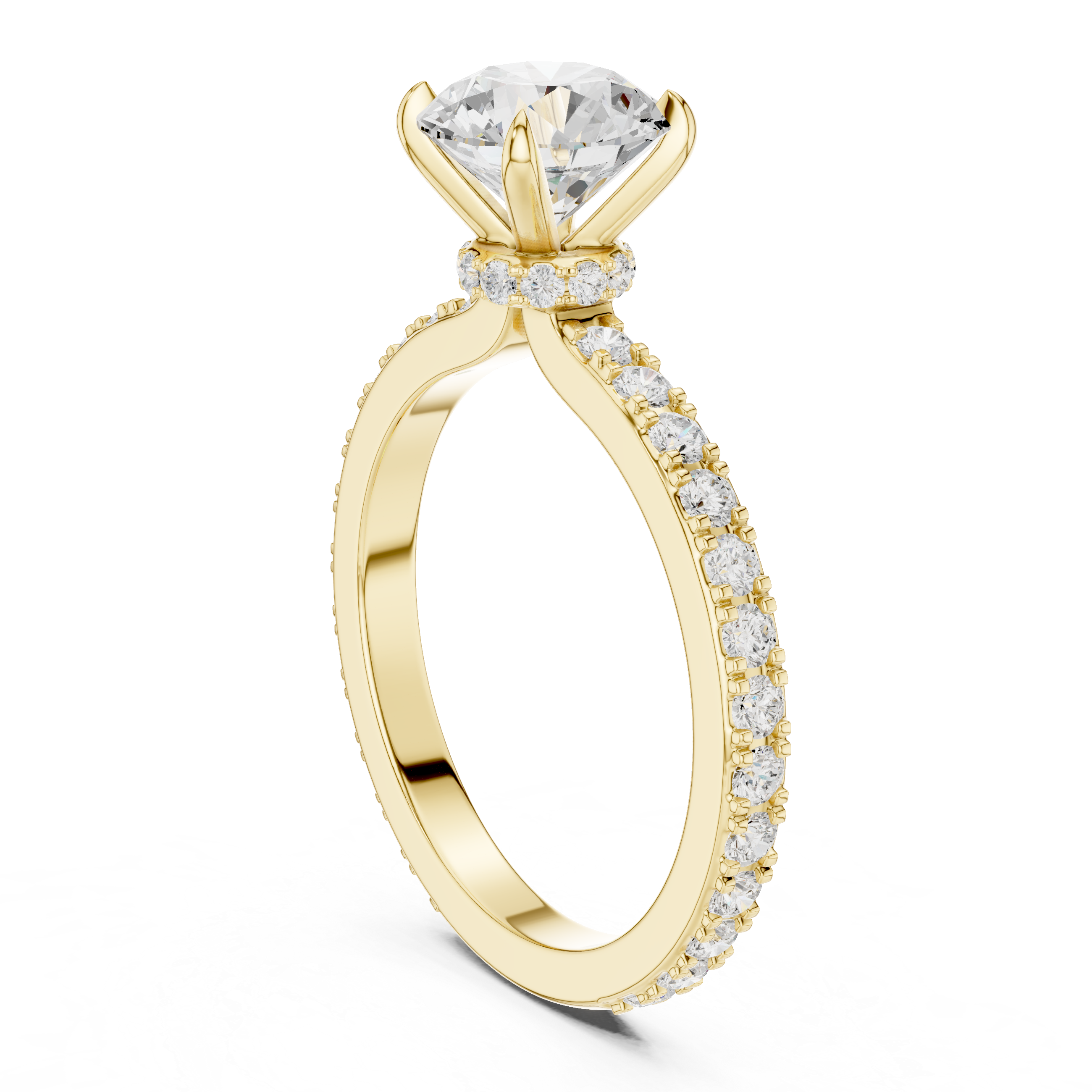 Twilight Pearl Lab Grown Diamond Ring
