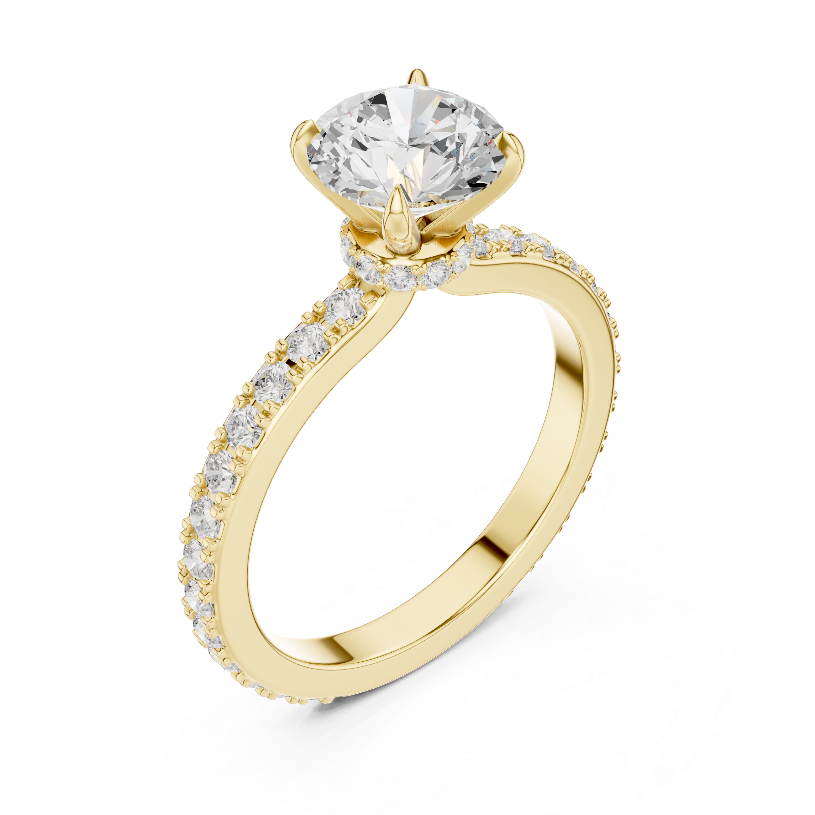 Twilight Pearl Lab Grown Diamond Ring