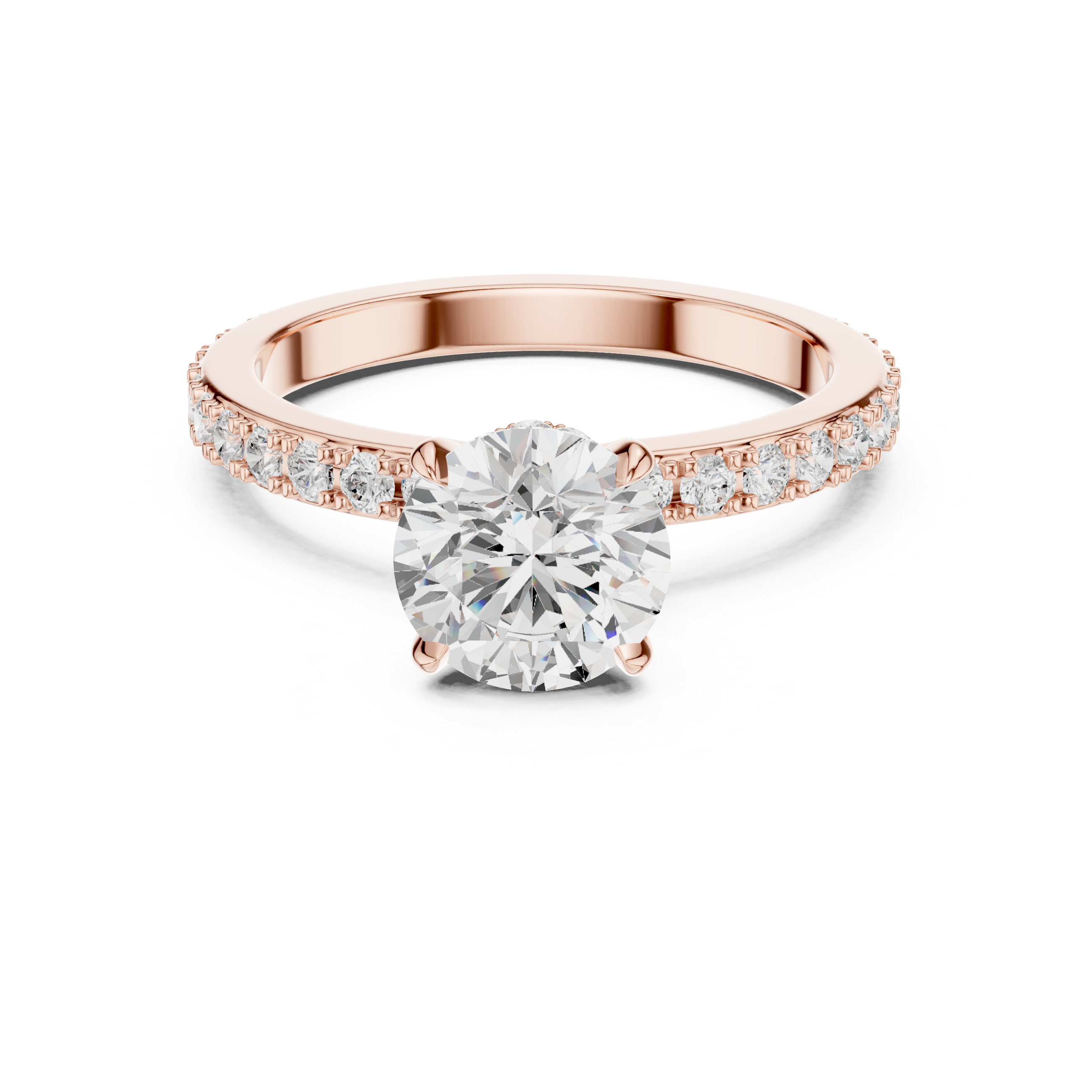 Twilight Pearl Lab Grown Diamond Ring