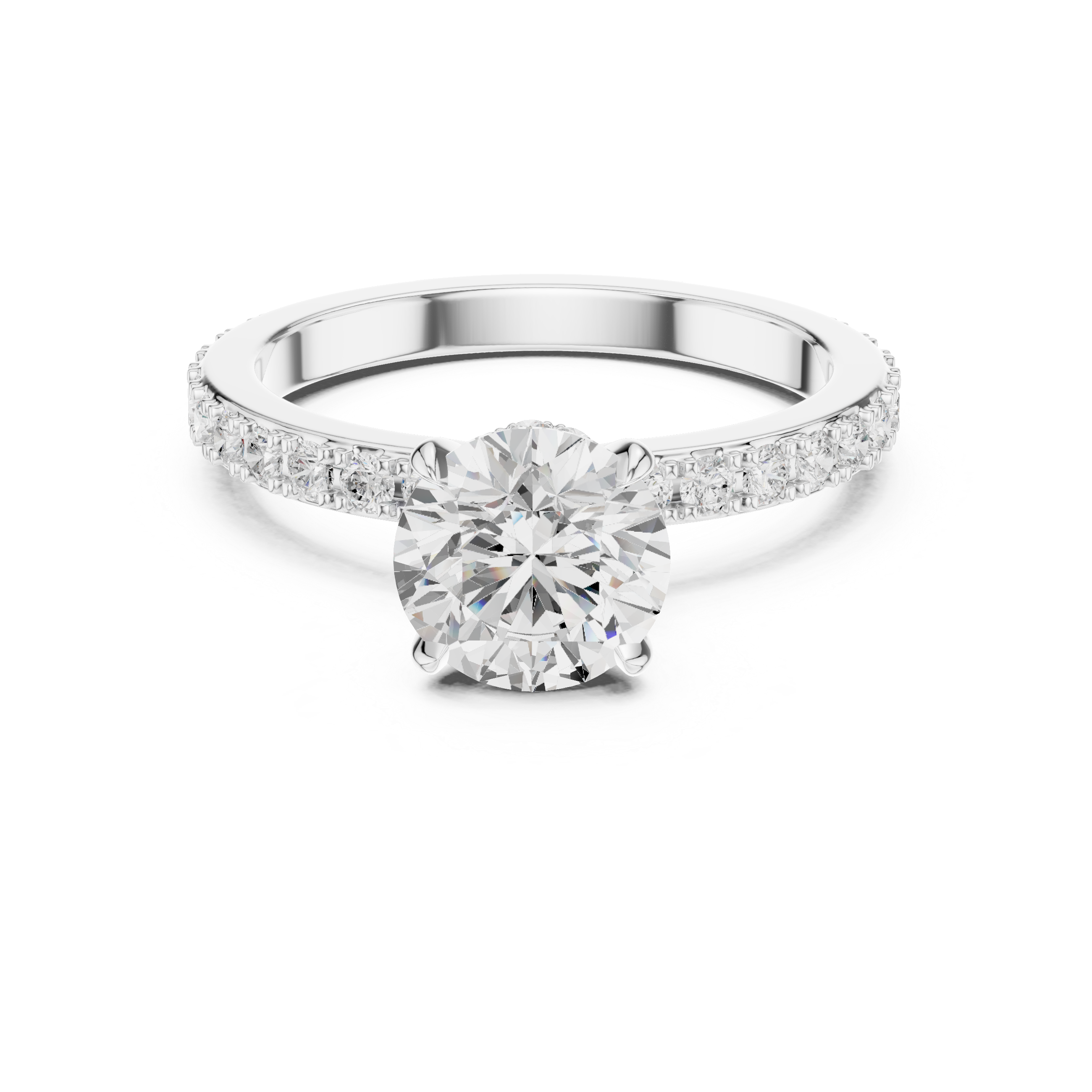 Twilight Pearl Lab Grown Diamond Ring