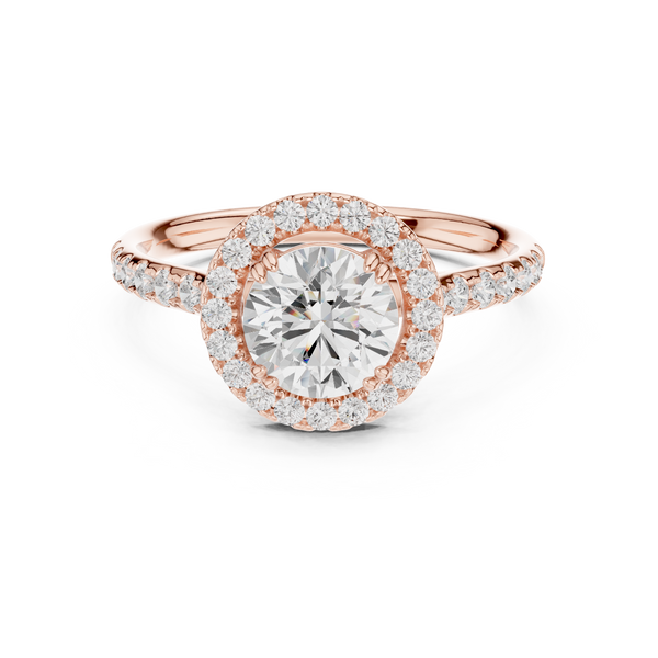Cascade Pearl Lab Grown Diamond Ring