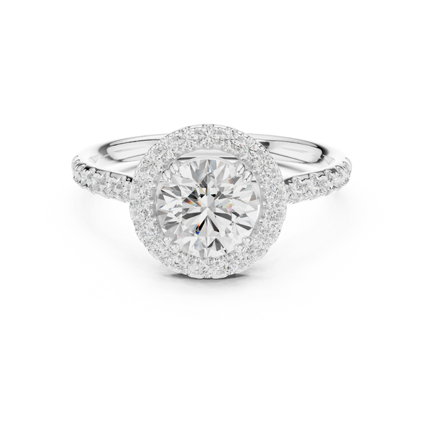 Cascade Pearl Lab Grown Diamond Ring