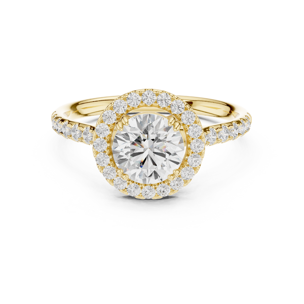 Cascade Pearl Lab Grown Diamond Ring