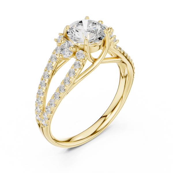 Radiant Harbor Lab Grown Diamond Ring