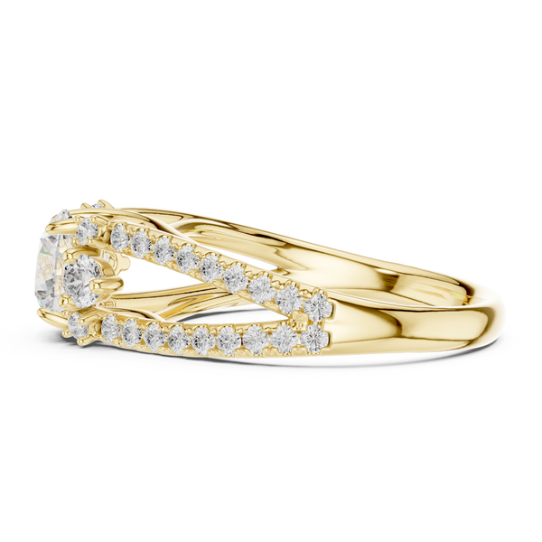 Radiant Harbor Lab Grown Diamond Ring