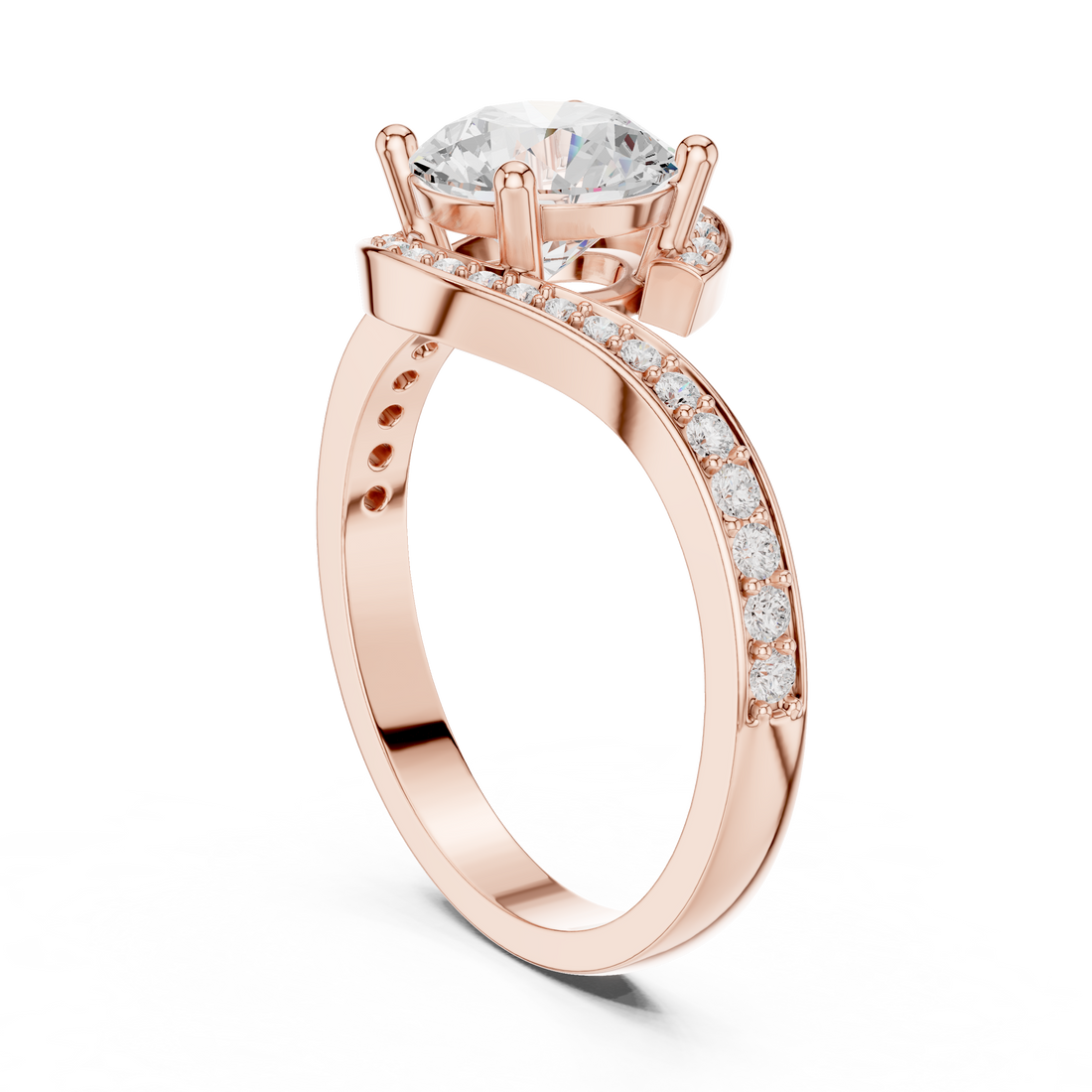 Saffron Glow Lab Grown Diamond Ring