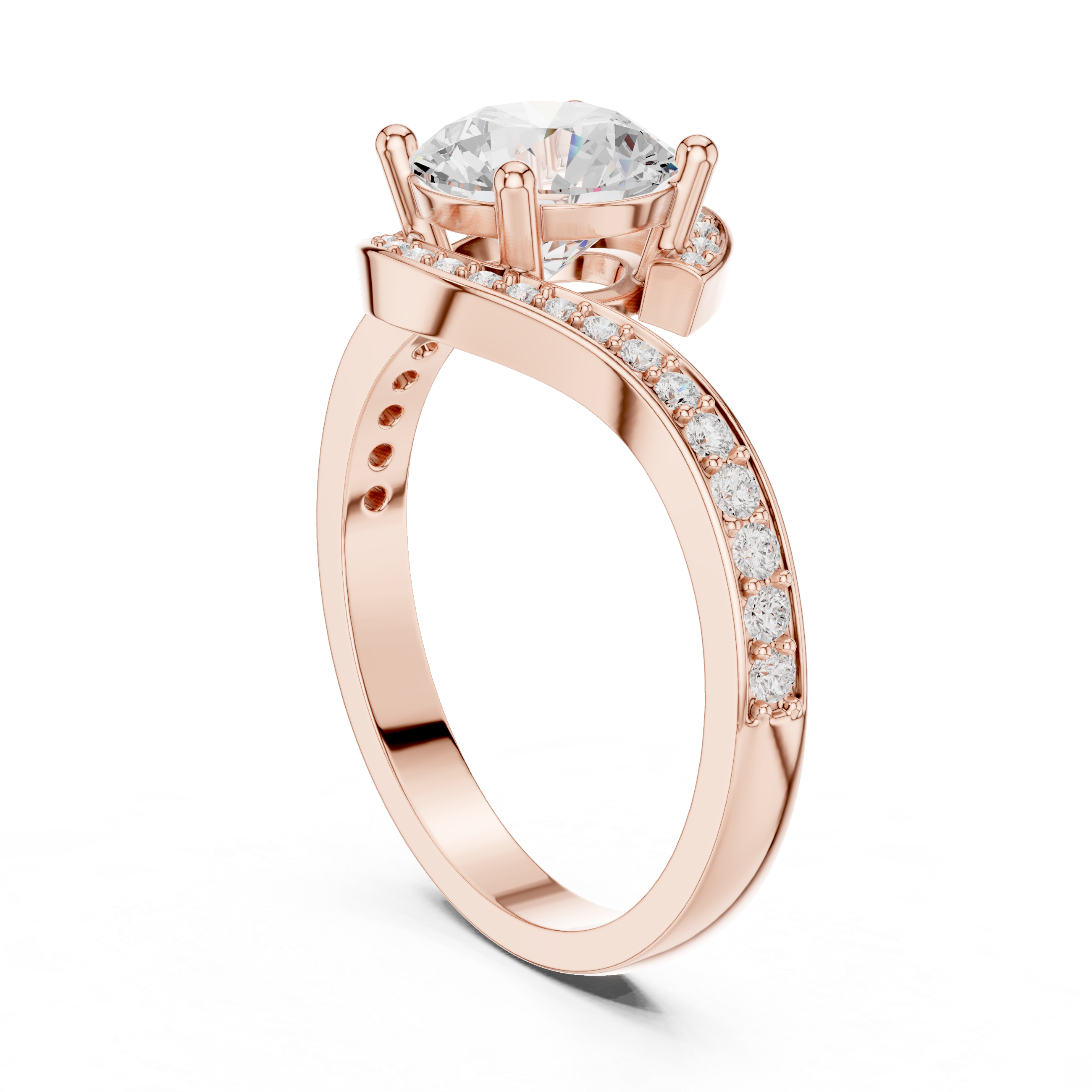 Saffron Glow Lab Grown Diamond Ring