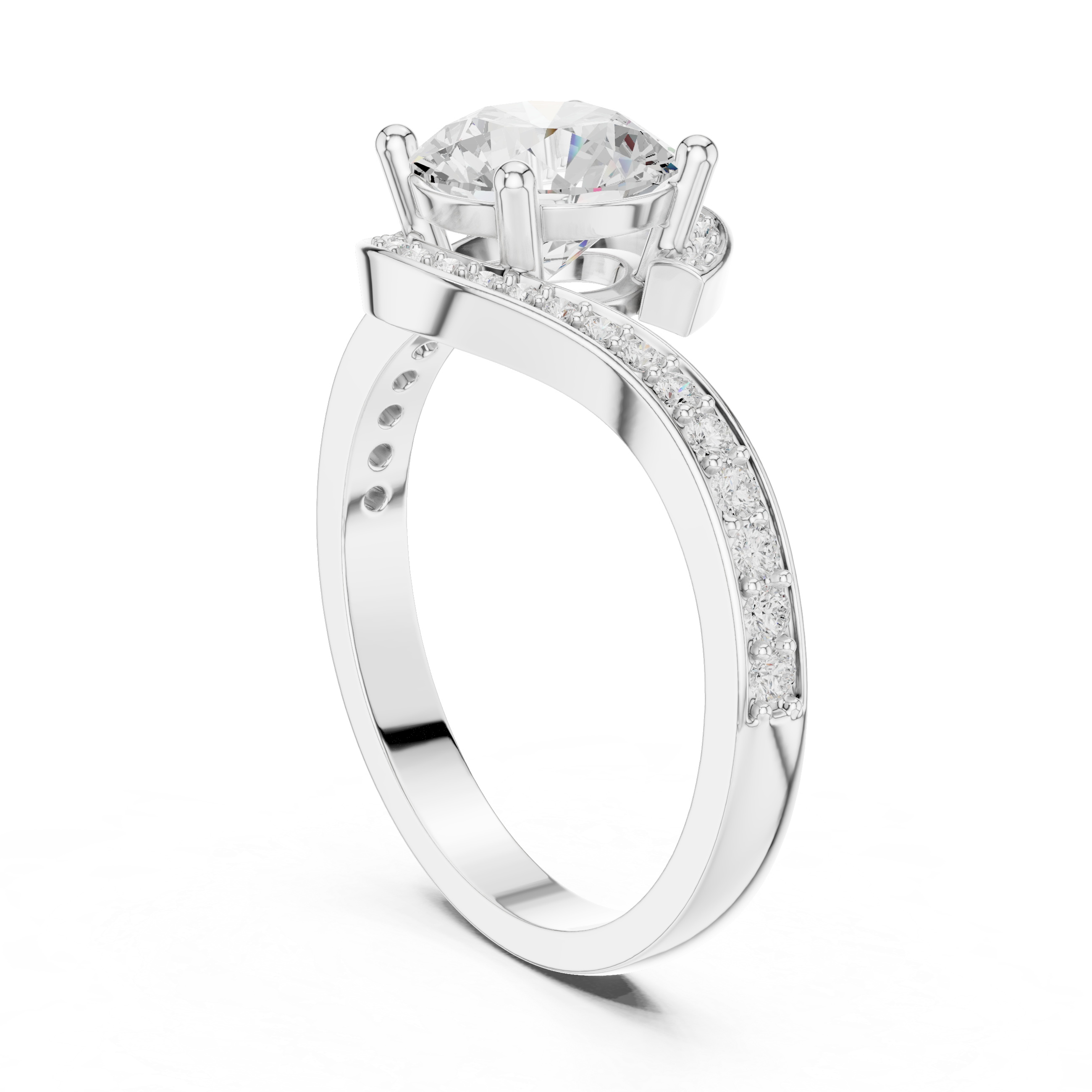 Saffron Glow Lab Grown Diamond Ring
