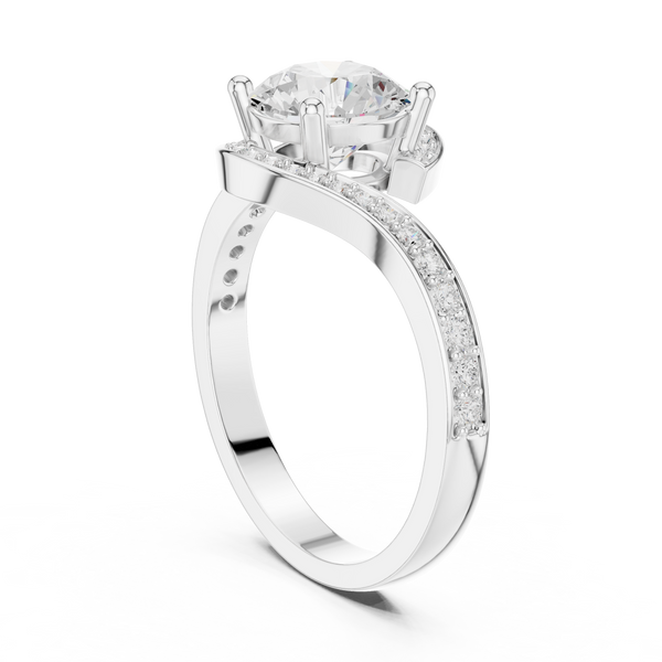 Saffron Glow Lab Grown Diamond Ring