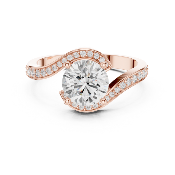 Saffron Glow Lab Grown Diamond Ring