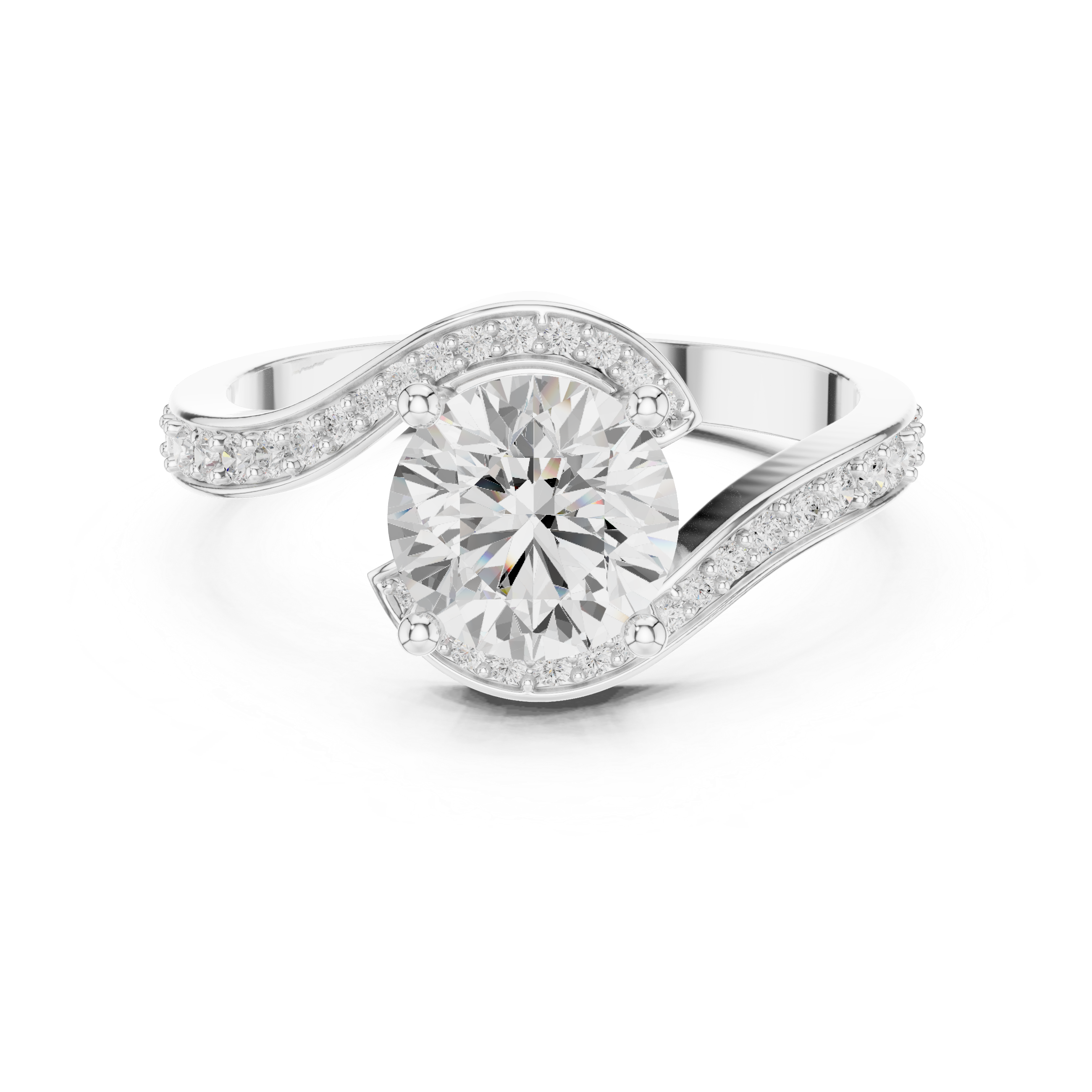 Saffron Glow Lab Grown Diamond Ring