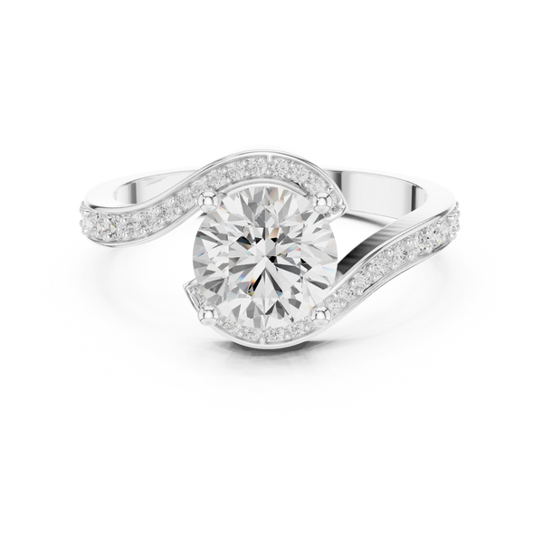 Saffron Glow Lab Grown Diamond Ring