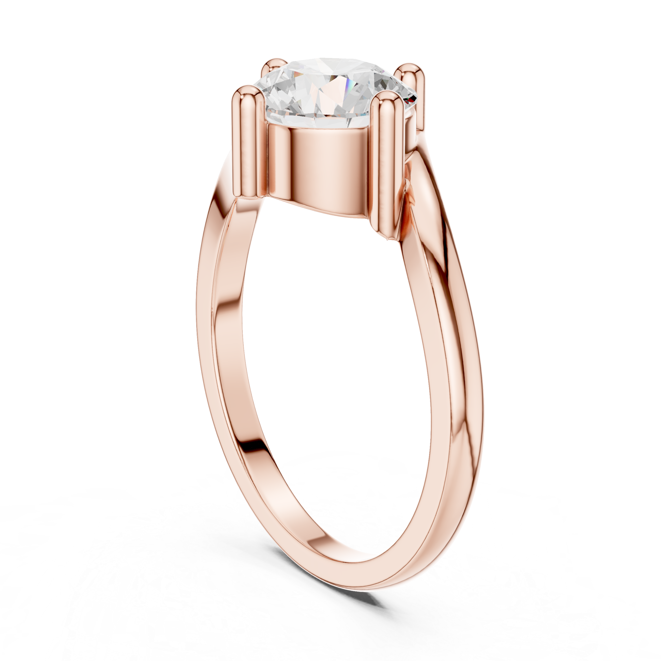 Lavender Crest Lab Grown Diamond Ring