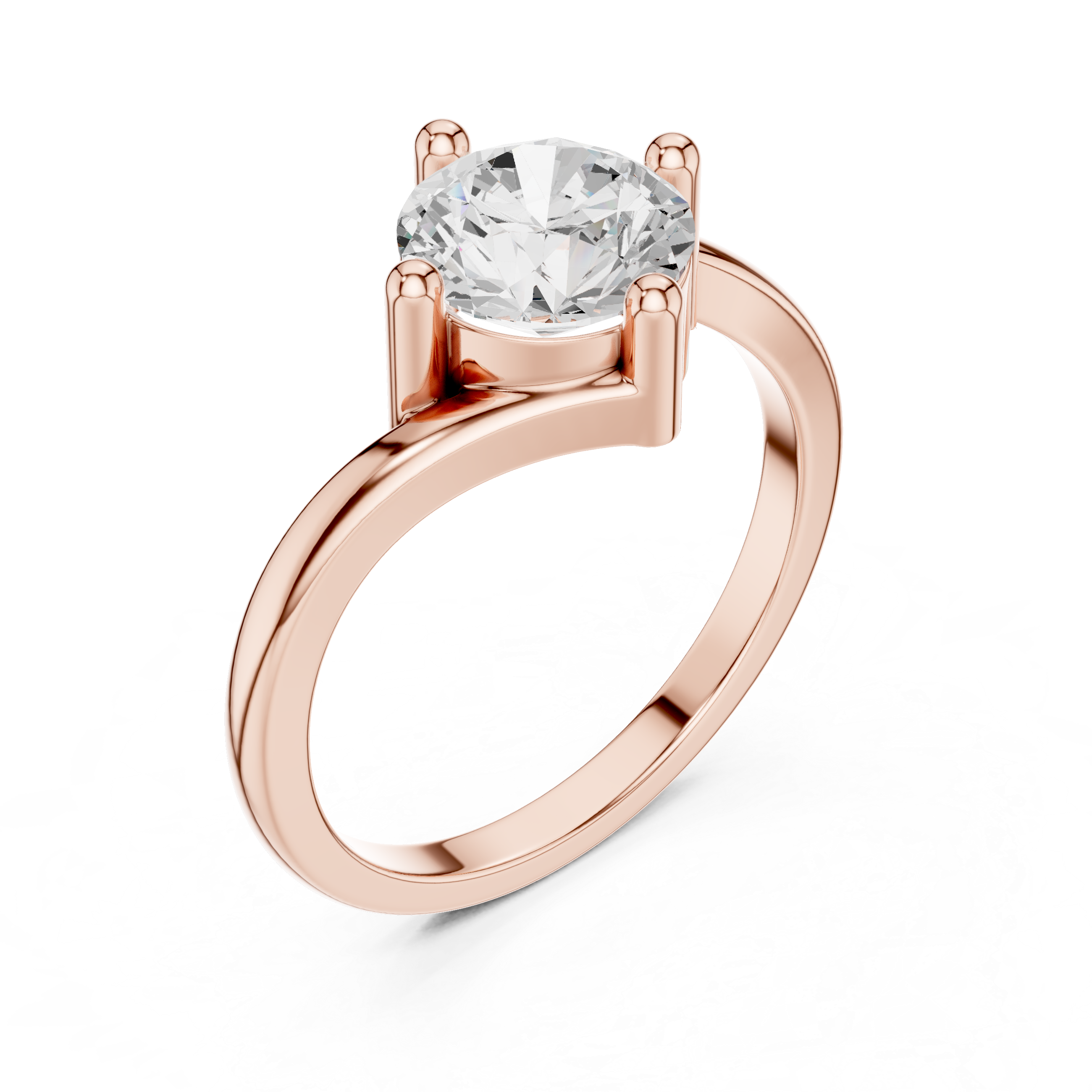 Lavender Crest Lab Grown Diamond Ring