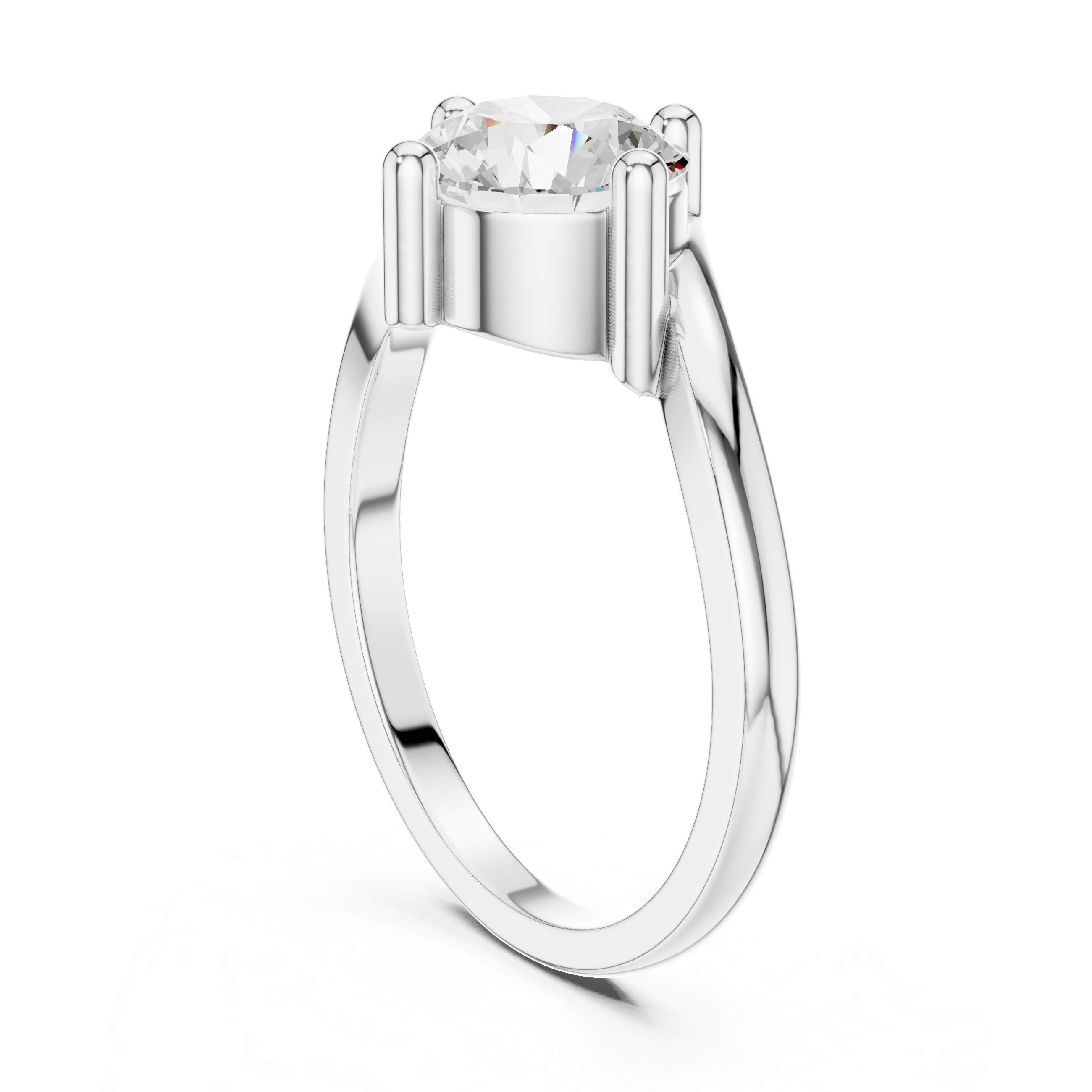 Lavender Crest Lab Grown Diamond Ring