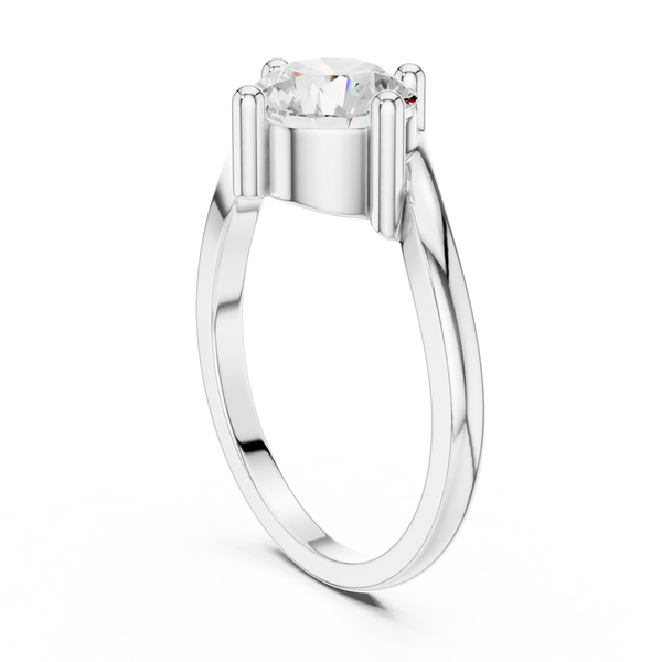 Lavender Crest Lab Grown Diamond Ring