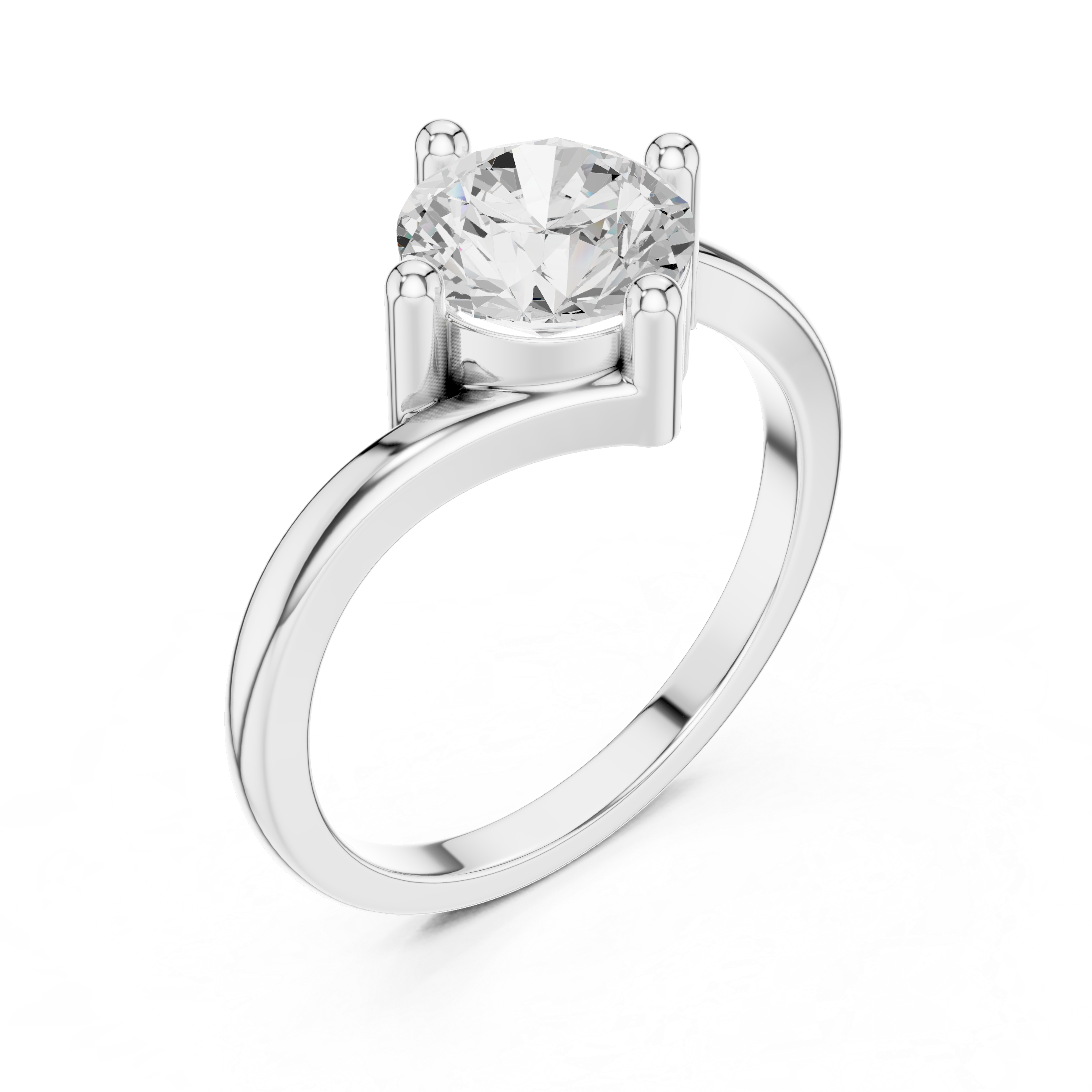 Lavender Crest Lab Grown Diamond Ring