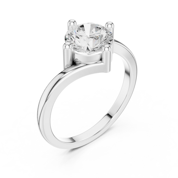 Lavender Crest Lab Grown Diamond Ring