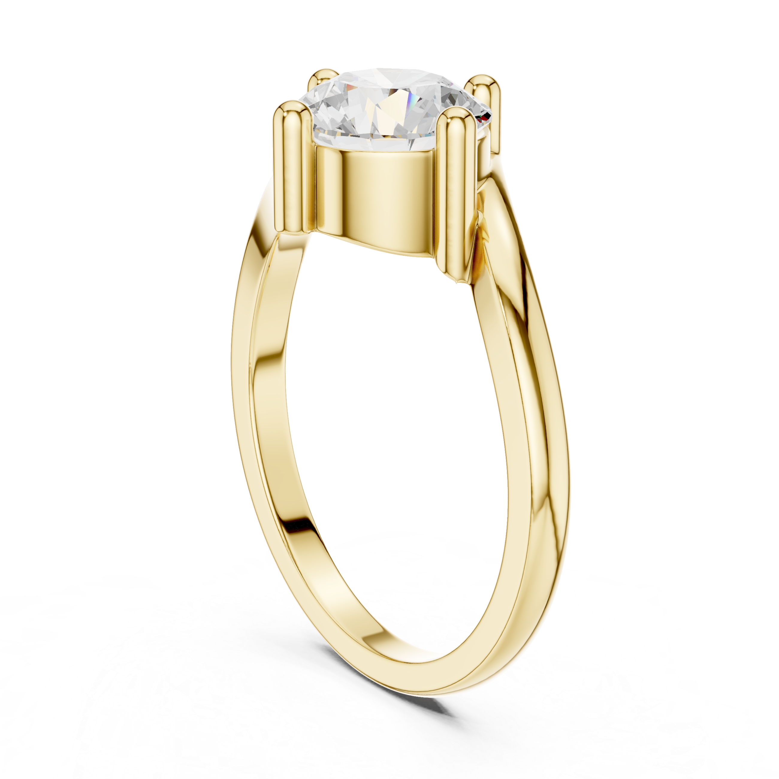 Lavender Crest Lab Grown Diamond Ring