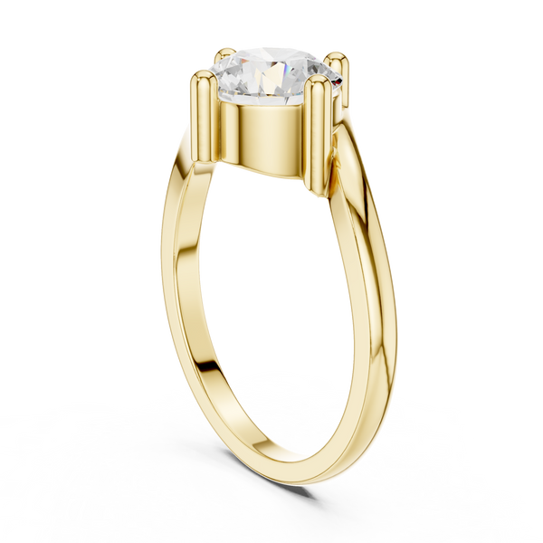 Lavender Crest Lab Grown Diamond Ring
