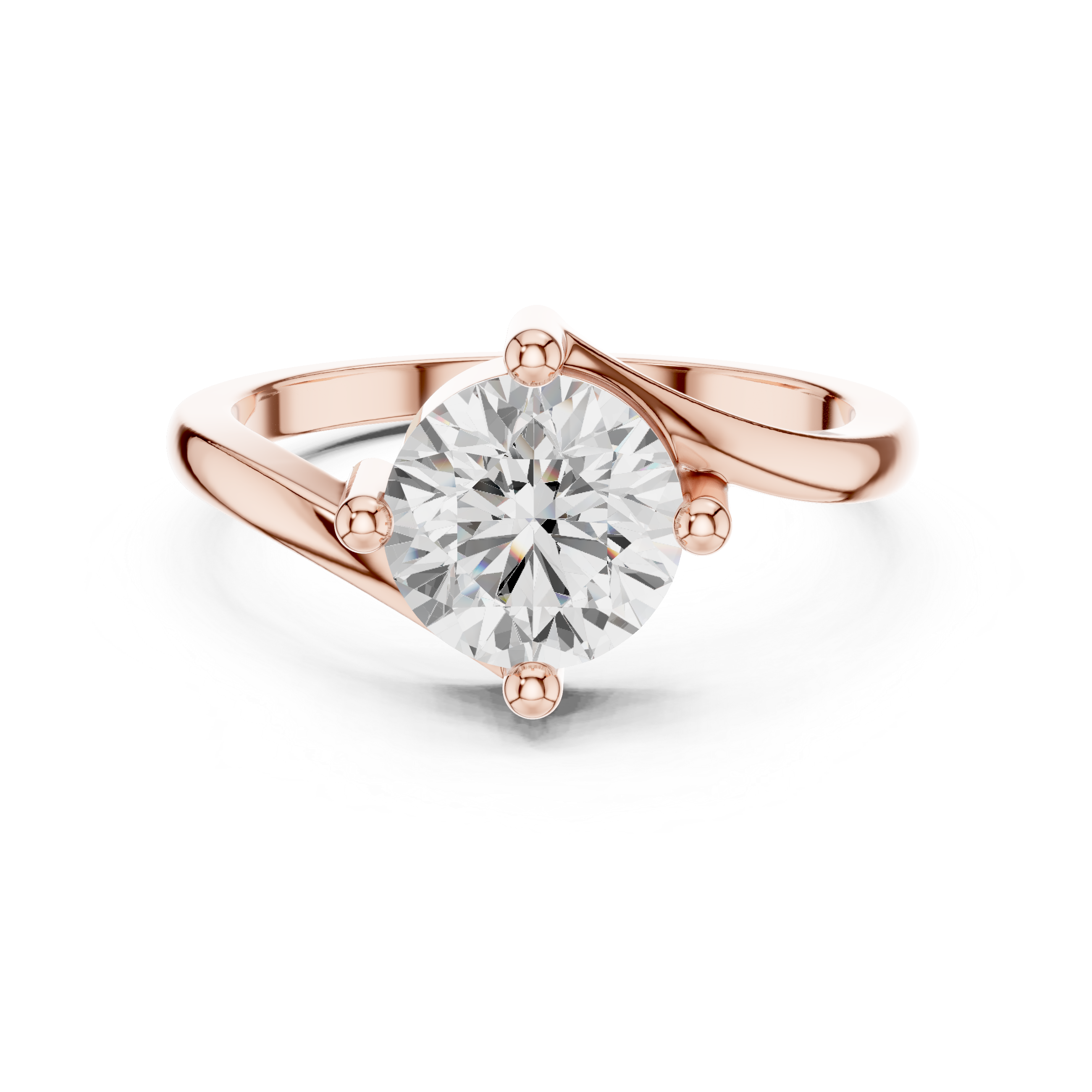 Lavender Crest Lab Grown Diamond Ring